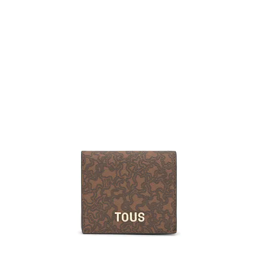 Carteira Mini Kaos Mini Lines Castanha