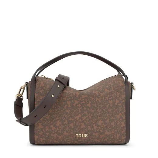 Mala de Mão City Kaos Mini Lines Castanha