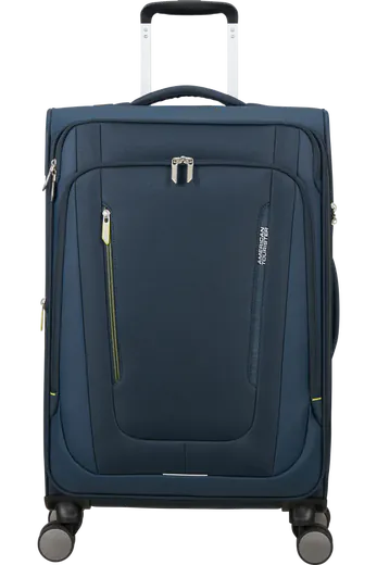 Mala de Viagem Média 68cm 4 Rodas Azul-Marinho