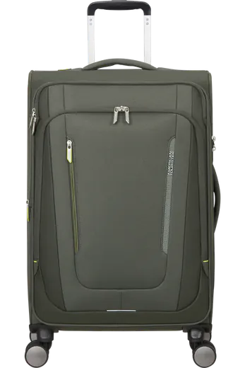 Mala de Viagem Média 68cm 4 Rodas Caqui Escuro