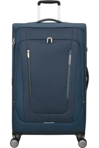 Mala de Viagem Grande 79cm Expansível 4 Rodas Azul-Marinho