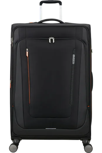 Mala de Viagem Extragrande 84cm Expansível 4 Rodas Preto Sombra