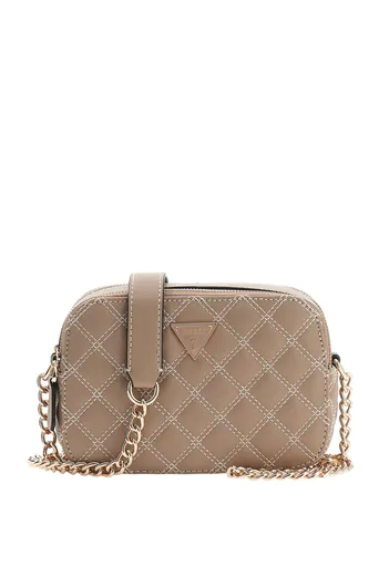 Mala de Tiracolo Giully Quilted Bege