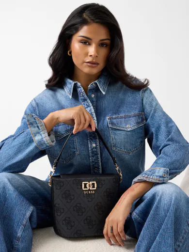 Mini Mala bucket com Logo Karnilla Preta