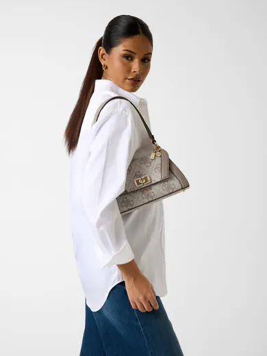 Mala de Ombro/Tiracolo Karnilla Logo Bege