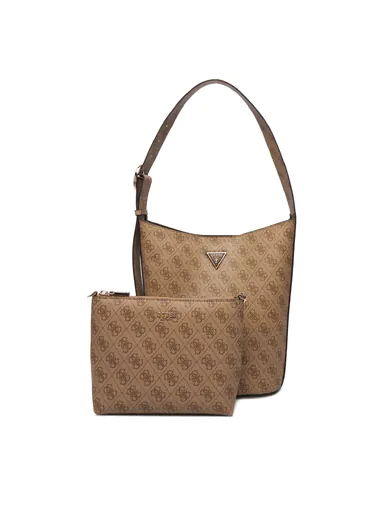 Mala de Ombro Meridian II Logo Castanha