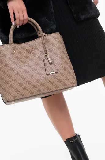 Mala de Mão Meridian II Logo Castanha