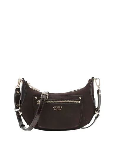 Mala de Tiracolo Mini Marsha Castanho Escuro