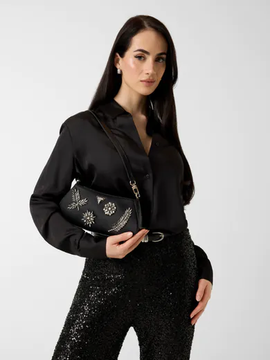 Mala de Ombro Elsie Preta