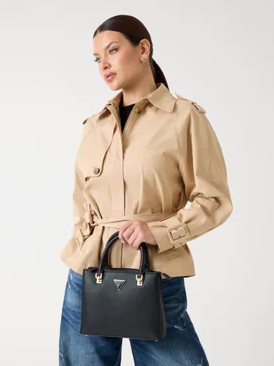 Mala de Mão Noelle Saffiano Preta