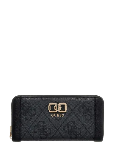 Carteira Grande Karnilla Logo Preta