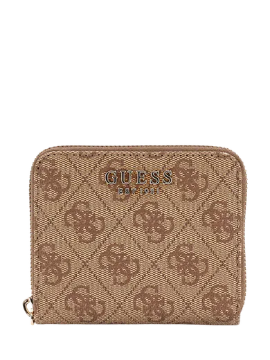 Carteira Pequena Laurel Logo Castanha