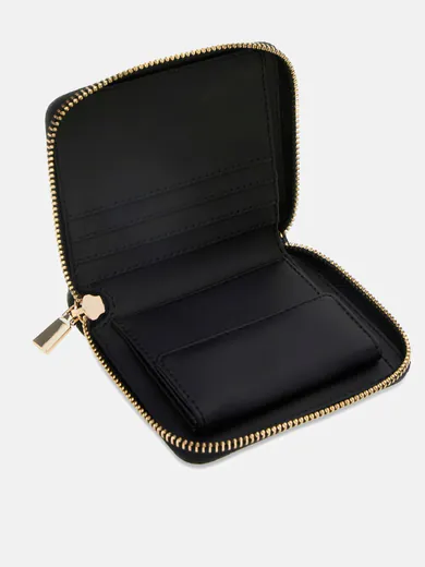 Carteira Pequena Laurel Logo Preta