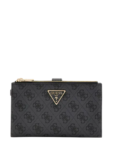 Carteira Laurel Logo Preta