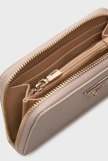 Carteira Média Laurel Bege