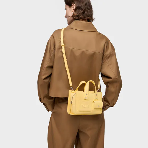 Mala de Mão Pequena Back To Basics Amarela