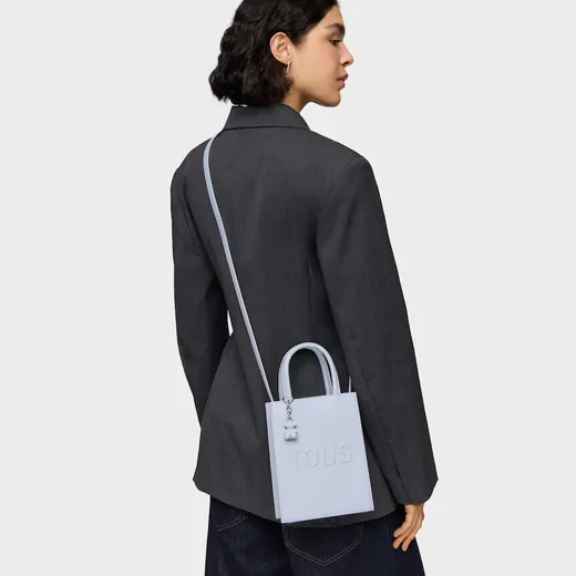 Mala Tiracolo Pop Back to Basics Azul-acizentado