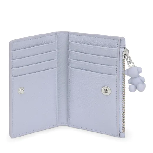 Carteira Pequena Back to Basics Azul-acizentado