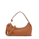 Mala de Ombro Hold em Pele Castanha Mala de Ombro Hold em Pele Castanha