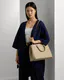 Mala de Mão Hanna L Castanho-bétula - Ralph Lauren | Mala de Mão Hanna L Castanho-bétula | MissCath
