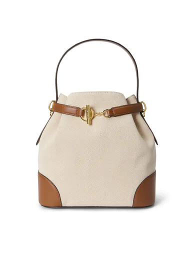 Mala Mão/Tiracolo M Blaike Bucket Bege/Castanha