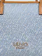 Mala Tote Logo Pequena Azul/Castanha - Liu Jo | Mala Tote Logo Pequena Azul/Castanha | Misscath