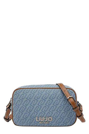 Mala de Tiracolo Camera Azul/Castanha