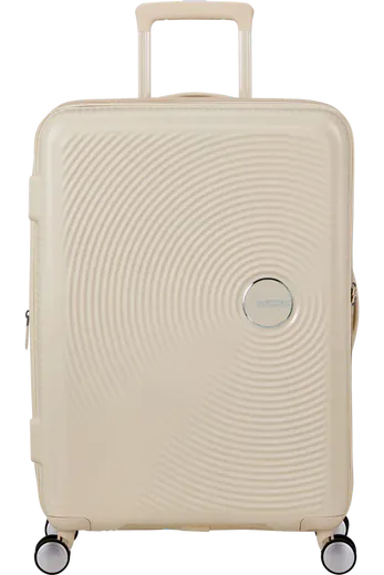 Mala de Viagem Média 67cm Expansível 4 Rodas Areia de Coco