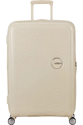 Mala de Viagem Grande 77cm cm Expansível 4 Rodas Areia de Coco