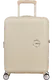 Mala de Cabine 55cm Expansível 4 Rodas Areia de Coco