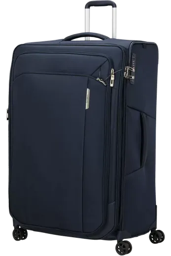 Mala de Viagem Extragrande 82cm 4 Rodas Expansível Azul Marinho