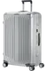 Mala de Viagem Grande 76cm 4 Rodas em Alumínio Prateada - Mala de Viagem Grande 76cm c/4 Rodas em Alumínio Prateada