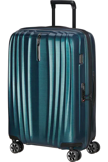 Mala de Viagem Grande 70cm Expansível 4 Rodas Azul Petróleo