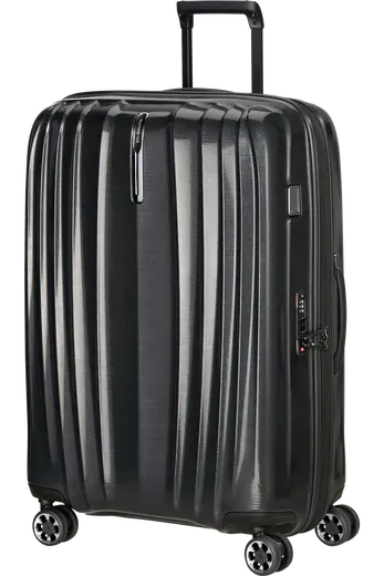 Mala de Viagem Grande 76cm Expansível 4 Rodas Preto Onix