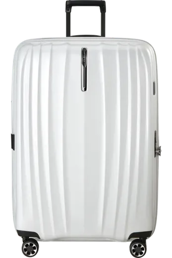 Mala de Viagem Extragrande 82cm Expansível 4 Rodas Algodão Branco