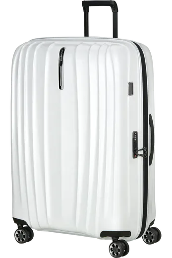 Mala de Viagem Extragrande 82cm Expansível 4 Rodas Algodão Branco