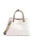 Mala Shopper Alexia Branca/Castanha