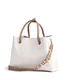 Mala Shopper Alexia Branca/Castanha - Valentino | Mala Shopper Alexia Branca/Castanha | Misscath