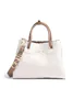 Mala Shopper Alexia Branca/Castanha - Valentino | Mala Shopper Alexia Branca/Castanha | Misscath