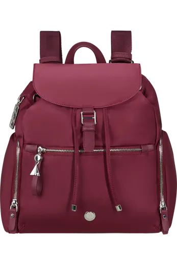 Mochila com Aba Vermelho Granada