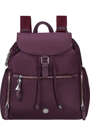 Mochila com Aba Bordô