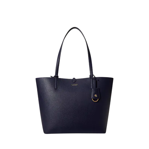 Mala Shopper Reversível Grande Azul-Marinho/Branca