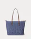 Mala Shopper Keaton M Nylon Azul-claro - Ralph Lauren | Mala Shopper Keaton M Nylon Azul-claro | Misscath