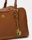 Mala de Ombro Grande Marcy Castanha - Ralph Lauren | Mala de Ombro Grande Marcy Castanha | Misscath