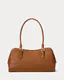 Mala de Ombro Grande Marcy Castanha - Ralph Lauren | Mala de Ombro Grande Marcy Castanha | Misscath