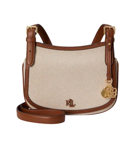 Mala de Tiracolo Média Marcy Bege/Castanha