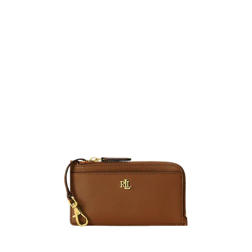 Porta-Cartões em Pele Castanho