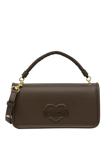 Mala de Ombro/Mão Love Castanho-escuro