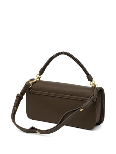 Mala de Ombro/Mão Love Castanho-escuro