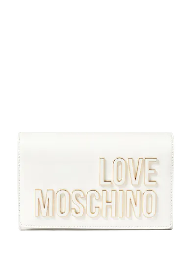 Mala de Tiracolo Love Moschino Branca